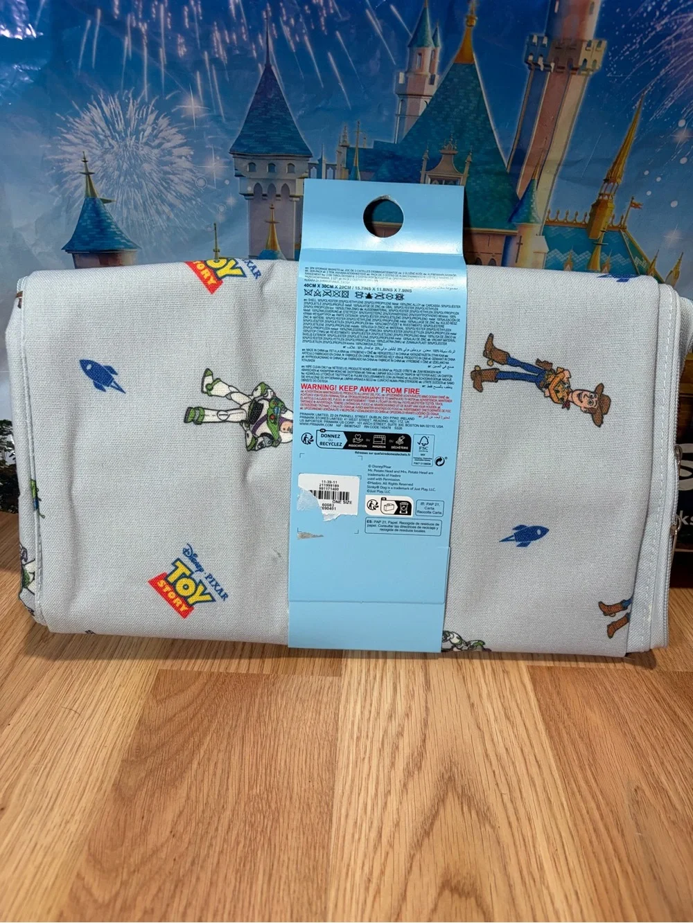 Disney Pixar Toy Story 5 {Set of 2} Foldable Fabric Storage Baskets *Primark-NEW